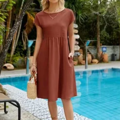 Jurken & Jumpsuits Dames*ASTRID - Elegante zomerjurk voor zonnige dagen