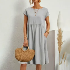 Jurken & Jumpsuits Dames*ASTRID - Elegante zomerjurk voor zonnige dagen