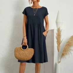 Jurken & Jumpsuits Dames*ASTRID - Elegante zomerjurk voor zonnige dagen