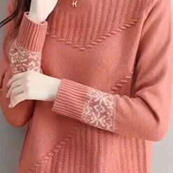 Truien & Vesten Dames*Asya - Luchtige gebreide trui voor dames, perfect voor de zomer Terracotta