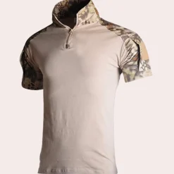 Shirts Heren*Atanas – Elegante Herenshirt met Ritsdetail voor de Zomer