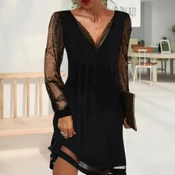 Jurken & Jumpsuits Dames*ATHENA - Elegante zomerjurk met V-hals