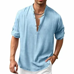 Shirts Heren*ATREUS - Stijlvol zomer overhemd voor mannen