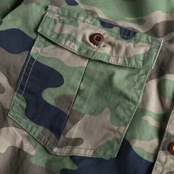 Shirts Heren*AUBERT - Heren camouflage zomer overhemden