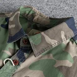Shirts Heren*AUBERT - Heren camouflage zomer overhemden