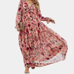 Jurken & Jumpsuits Dames*Aubrey - Lange damesjurk voor de zomer