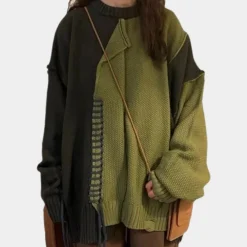 Truien & Vesten Dames*AUGUSTA - Stijlvolle Luchtige Gebreide Trui voor Dames - Zomereditie Groen