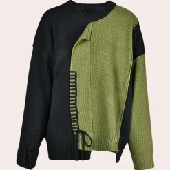 Truien & Vesten Dames*AUGUSTA - Stijlvolle Luchtige Gebreide Trui voor Dames - Zomereditie Groen