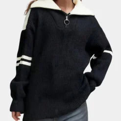 Truien & Vesten Dames*AURORE - Luchtige Zomertrui voor Dames Zwart