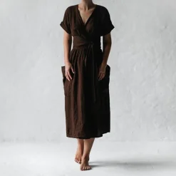 Jurken & Jumpsuits Dames*AVAH - Casual v-hals zomerjurk