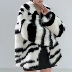 Jassen Dames*AVERY - Klassieke Warme Jas voor Dames Zwart