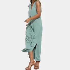 Jurken & Jumpsuits Dames*Ayania - Zomerse klassieke lange jurk voor dames