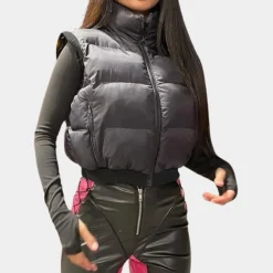 Truien & Vesten Dames*AYLEEN - Modieus Zomervest voor Dames Zwart