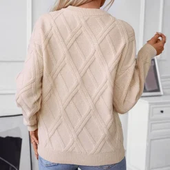 Truien & Vesten Dames*AYLEN - Modieuze Zomerse Trui voor Dames Abrikoos