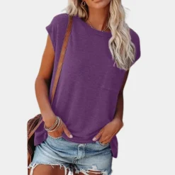 Topjes & Shirts Dames*Azra - Casual zomer t-shirt voor dames - Perfect voor Lente en Zomer