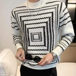 Truien & Vesten Heren*BANE - Luchtige Gebreide Zomertrui voor Heren