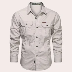 Shirts Heren*Barbeau - Casual zomers outdoor overhemd voor heren