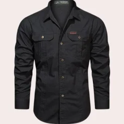 Shirts Heren*Barbeau - Casual zomers outdoor overhemd voor heren