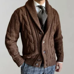 Truien & Vesten Heren*Bart - Herenvest met revers voor de zomer