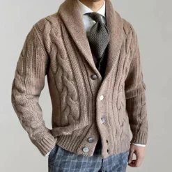 Truien & Vesten Heren*Bart - Herenvest met revers voor de zomer