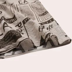 Shirts Heren*Bartosz - Modern herenoverhemd met krantenprint voor de zomer Khaki