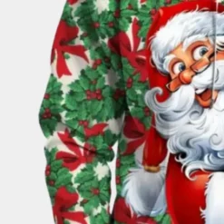 Jassen Heren*BASTIAN - Trendy Kerst Hoodie voor Heren Grijs