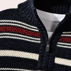 Truien & Vesten Heren*Bearach - Retro gestreepte herensweater voor de zomer