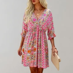 Jurken & Jumpsuits Dames*Beate - Elegante zomerjurk voor zonnige dagen