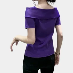 Blazers & Blouses Dames*Belinda - Charmante Zomer Strik Blouse voor Dames