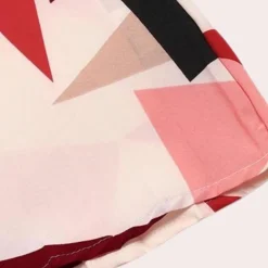 Jurken & Jumpsuits Dames*Belle - Elegante midi zomerjurk Rood