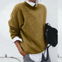 Jassen Dames*BELLE - Luchtige wollen trui voor dames - Perfect voor de lente en zomer