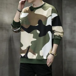 Shirts Heren*Beniamin - Functioneel en modieus Camo Zomersweatshirt