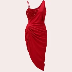 Jurken & Jumpsuits Dames*Bernarda - Fonkelende Elegantie Zomerse Paillettenjurk voor dames