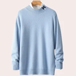 Truien & Vesten Heren*BERNARDO - Luchtige Gebreide Trui voor Heren, Perfect voor de Lente en Zomer