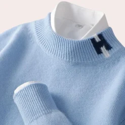 Truien & Vesten Heren*BERNARDO - Luchtige Gebreide Trui voor Heren, Perfect voor de Lente en Zomer