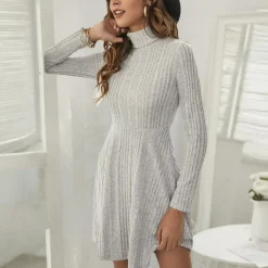 Jurken & Jumpsuits Dames*Bianka - Stijlvolle zomerjurk voor dames Grijs