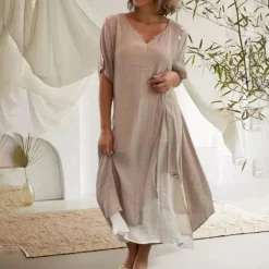 Jurken & Jumpsuits Dames*BJORG - Elegante zomerjurk voor zonnige dagen