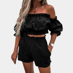 Sets Dames*Blanche - Damesshort en topset voor Zomeravonturen