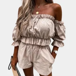 Sets Dames*Blanche - Damesshort en topset voor Zomeravonturen