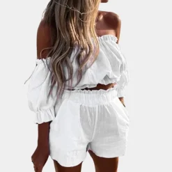 Sets Dames*Blanche - Damesshort en topset voor Zomeravonturen