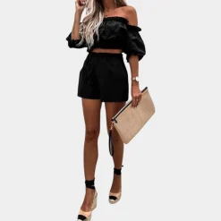 Sets Dames*Blanche - Damesshort en topset voor Zomeravonturen