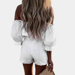 Sets Dames*Blanche - Damesshort en topset voor Zomeravonturen