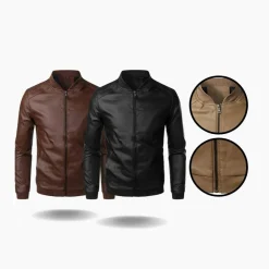 Leren Jassen Heren|Jassen Heren*BOGDAN - Moderne zomerjas