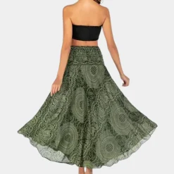 Broeken & Rokken Dames*Bohemian zomerse maxirok voor dames