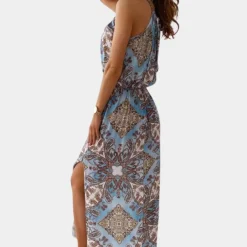 Jurken & Jumpsuits Dames*Boho stijl damesjurk voor de zomer Blauw