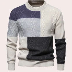 Truien & Vesten Heren*Boian - Comfortabele gebreide zomerse trui voor heren