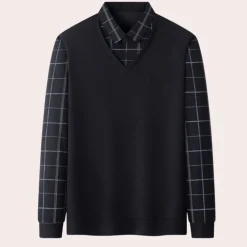 Truien & Vesten Heren*Bram - Elegante Gebreide Geruite Zomersweater voor de heren