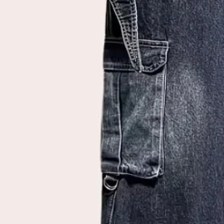 Broeken Heren*BRENEON - Stijlvolle Zomerjeansbroeken voor Heren Donkerblauw