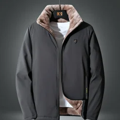 Truien & Vesten Heren*BROCK - Lange winterjas voor heren