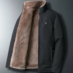 Truien & Vesten Heren*BROCK - Lange winterjas voor heren